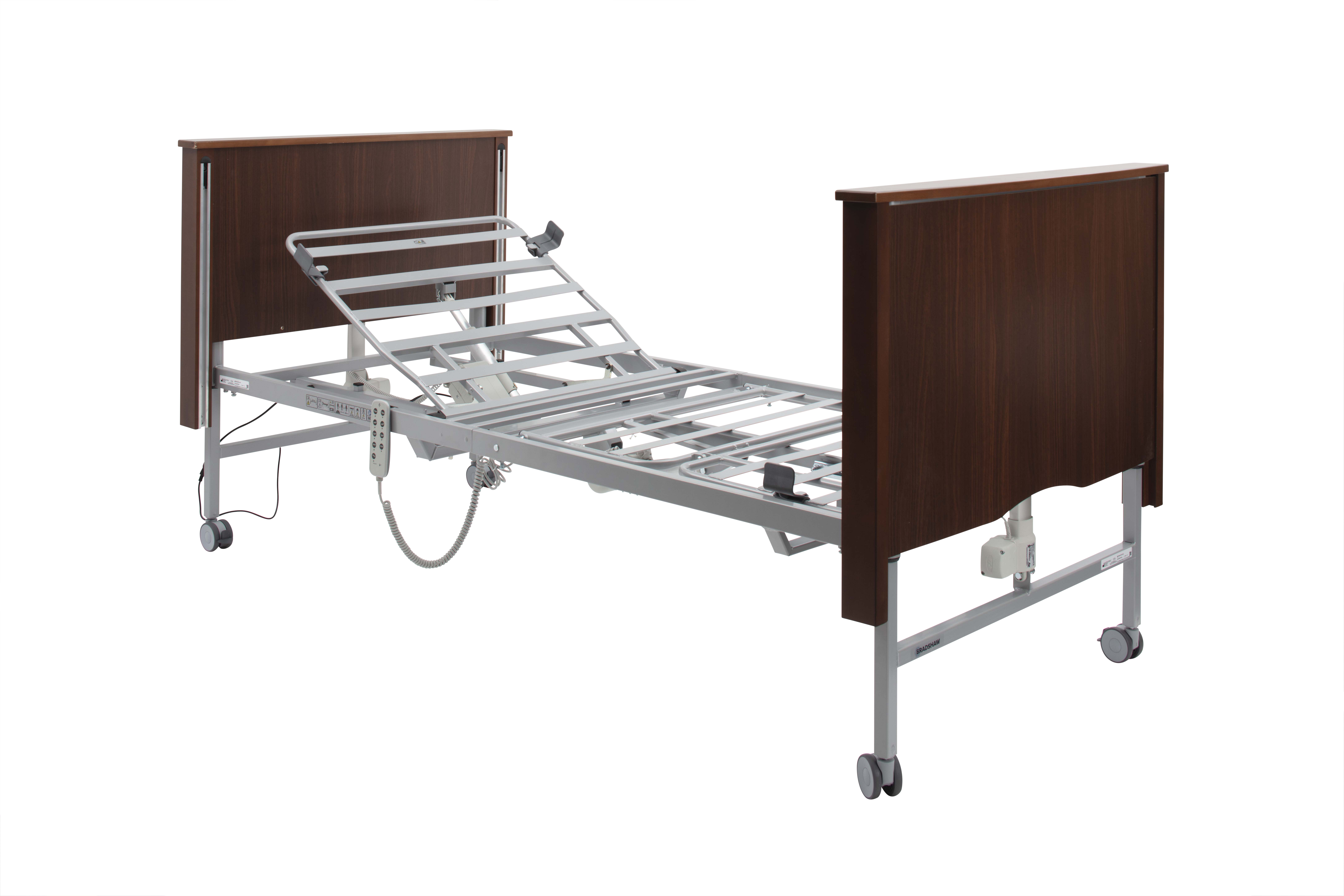 Bradshaw Bed in Walnut without Side Rails